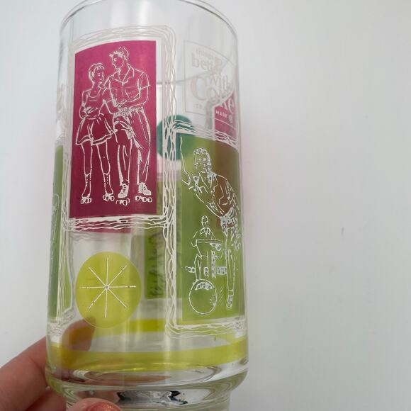 3 Vintage Coca-cola Advertising Thing’s Go Better With Coke Tumblers 12oz Sports - Picture 5 of 5